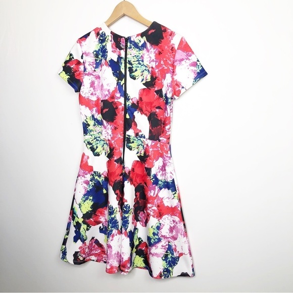 Milly X Design Nation Rosabella fit and flare floral print mini dress - Picture 8 of 13